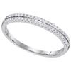 Image 1 : 10KT White Gold 0.15CTW-Diamond FASHION BAND