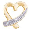 Image 1 : 10KT Yellow Gold 0.02CTW ROUND DIAMOND LADIES FASHION H