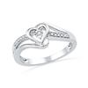 Image 1 : 10KT White Gold 0.03CTW DIAMOND FASHION RING