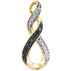 10K Yellow-gold 0.08CTW DIAMOND FASHION PENDANT