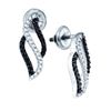 Image 1 : 10KT White Gold 0.34CTW DIAMOND MICRO PAVE EARRING