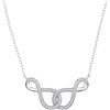 Image 1 : 10KT White Gold 0.15CTW DIAMOND MICRO-PAVE PENDANT