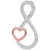 Image 1 : 10KT White Gold Two Tone 0.15CTW DIAMOND MICRO-PAVE PEN