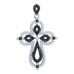 10KT White Gold 0.55CT DIAMOND FASHION PENDANT