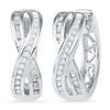 Image 1 : 10KT White Gold 0.25CTW DIAMOND FASHION EARRING