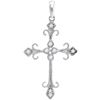Image 1 : 10KT White Gold 0.10CTW DIAMOND FASHION PENDANT