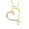 Image 1 : 10K Yellow-gold 0.10CTW DIAMOND FASHION PENDANT