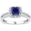 Image 1 : 0.03CTW-Diamond 0.90CT-LBS RING