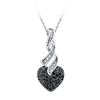 Image 1 : 10KT White Gold 0.33CTW BLACK DIAMOND FASHION PENDANT
