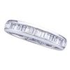 Image 1 : 925 Sterling Silver White 0.15CTW DIAMOND FASHION BAND