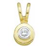 Image 1 : 10KT Yellow Gold 0.03CTW DIAMOND LADIES FASHION PENDENT