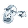 Image 1 : 14KT White Gold (APP)0.05CTW (EXC) DIAMOND STUDS