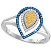Image 1 : 10KT White Gold 0.20CTW-Diamond MICRO-PAVE RING