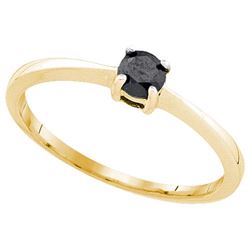 10K Yellow-gold 0.25CT DIAMOND FASHION RING