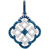 Image 1 : 10KT White Gold 0.51CTW DIAMOND FASHION PENDANT