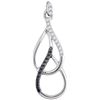 Image 1 : 925 Sterling Silver White 0.15CTW DIAMOND FASHION PENDA