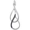 Image 1 : 925 Sterling Silver White 0.15CTW DIAMOND FASHION PENDA