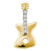 Image 1 : 10KT Yellow Gold 0.05CTW DIAMOND FASHION PENDANT