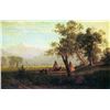 Wind River Mountains in Nebraska by Albert Bierstadt