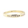 0.25 ctw Diamond Channel Band - 14KT Yellow Gold