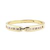 Image 2 : 0.25 ctw Diamond Channel Band - 14KT Yellow Gold