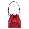 Image 1 : Louis Vuitton Red Epi Leather Noe PM Drawstring Shoulder Bag