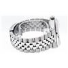 Image 6 : Rolex Mens Stainless Steel Green Roman Diamond & Emerald Datejust Wristwatch