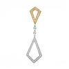 14k Yellow Gold 0.24CTW Diamond Pendant, (SI2-SI3/G-H)