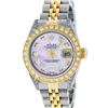 Image 2 : Rolex Ladies 2 Tone 14K Pink MOP Lugs Datejust Wristwatch