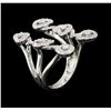 Image 3 : 0.92 ctw Diamond Ring - 14KT White Gold