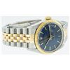 Image 3 : Rolex Mens 2 Tone 14K Blue Index 36MM Datejust Wristwatch