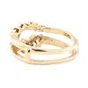 Image 3 : 0.50 ctw Diamond Ring Guard - 14KT Yellow Gold