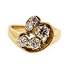 Image 2 : 0.85 ctw Diamond Ring - 14KT Yellow Gold