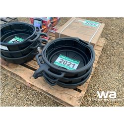 (3) GREENWAY 16L OIL DRAIN PAN