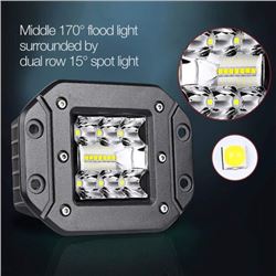 (10) FLUSH MOUNT 5" LED WORK PODS