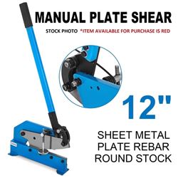 RED 12" SHEET METAL REBAR SHEAR