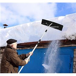 TWIST N LOCK SNOW SHOVEL ROOF RAKE