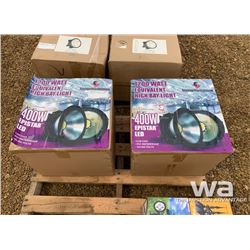 (2) EPISTAR LED 400W HIGH BAY LIGHTS