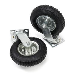 10" CASTER WHEEL SET AIR TIRE