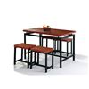 Image 2 : (5) PIECE COUNTER HEIGHT TABLE SET
