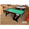 Image 1 : 6 FT. FOLDING POOL TABLE & ACCESSORIES