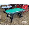 Image 2 : 6 FT. FOLDING POOL TABLE & ACCESSORIES