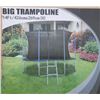 Image 1 : 14 FT. TRAMPOLINE WITH SAFTEY NET & LADDER