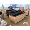 Image 2 : (3) PIECE RECLINING SOFA, LOVESEAT & CHAIR