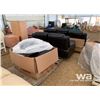 Image 3 : (3) PIECE RECLINING SOFA, LOVESEAT & CHAIR