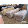 Image 4 : (3) PIECE LEATHER SOFA, LOVESEAT & CHAIR
