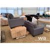 Image 3 : (3) PIECE SOFA, LOVESEAT & CHAIR
