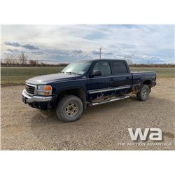 2006 GMC 2500 HD CREW CAB PICKUP