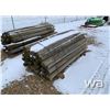 Image 2 : (32) 7 FT. TREATED FENCE POSTS