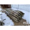 Image 1 : (32) 7 & 8 FT TREATED FENCE POSTS